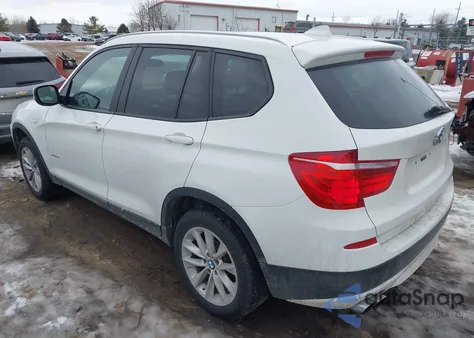 2014 BMW X3 xDrive28I from USA, damaged, VIN 5UXWX9C58E0D38207